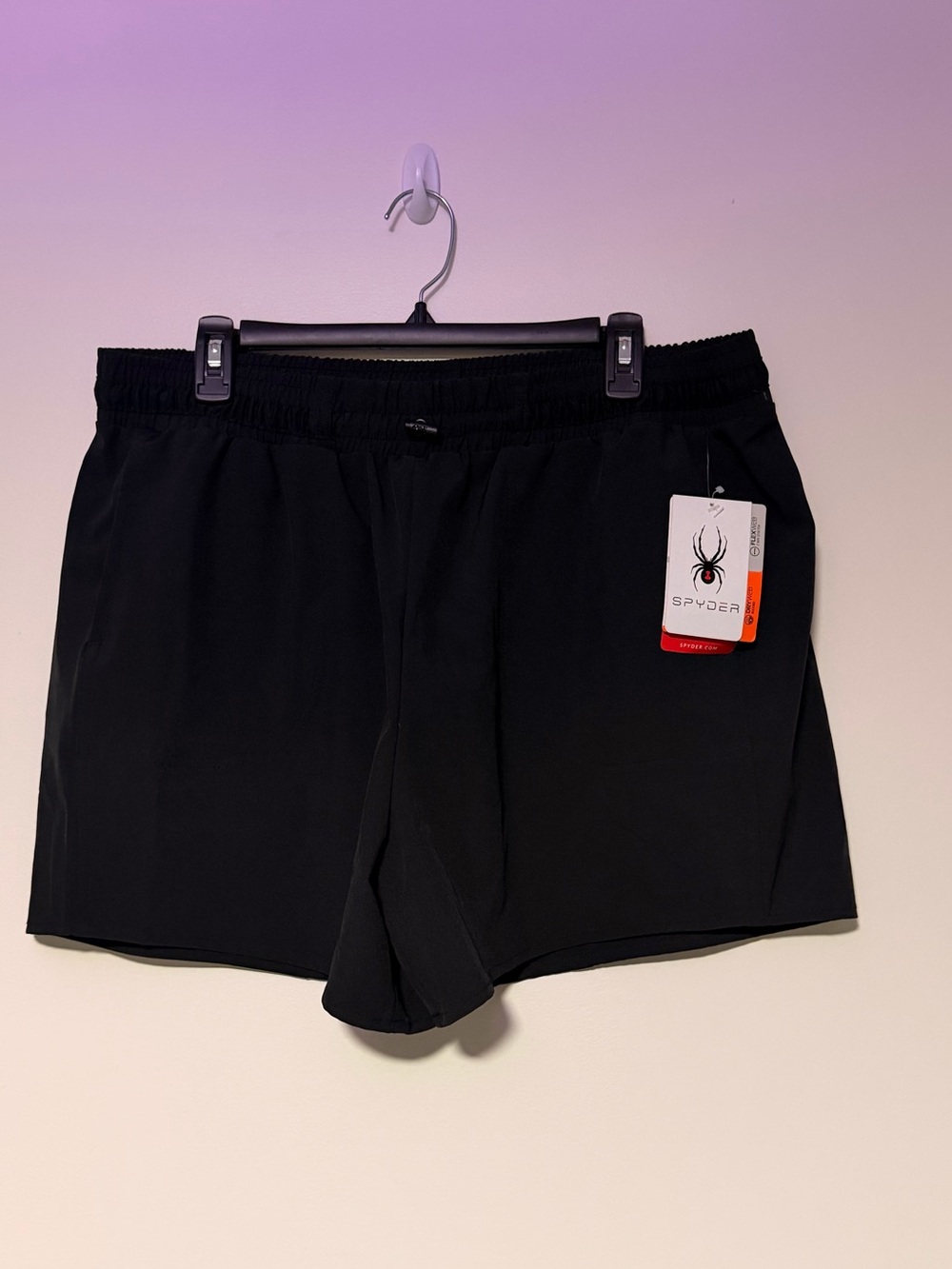 Spyder- Black Sports Shorts